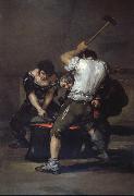 Francisco Goya The Forge oil on canvas